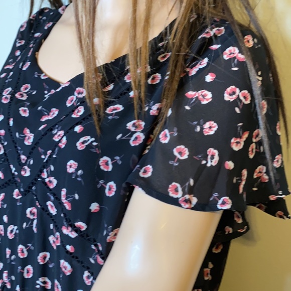 Torrid 4X floral black dress - Picture 3 of 7